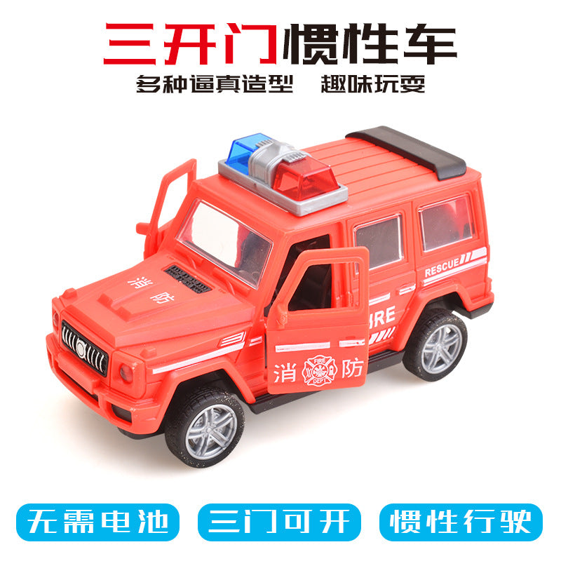 Children's toys pressing engineering truck excavator inertia back force car educational toys boys small gift wholesale